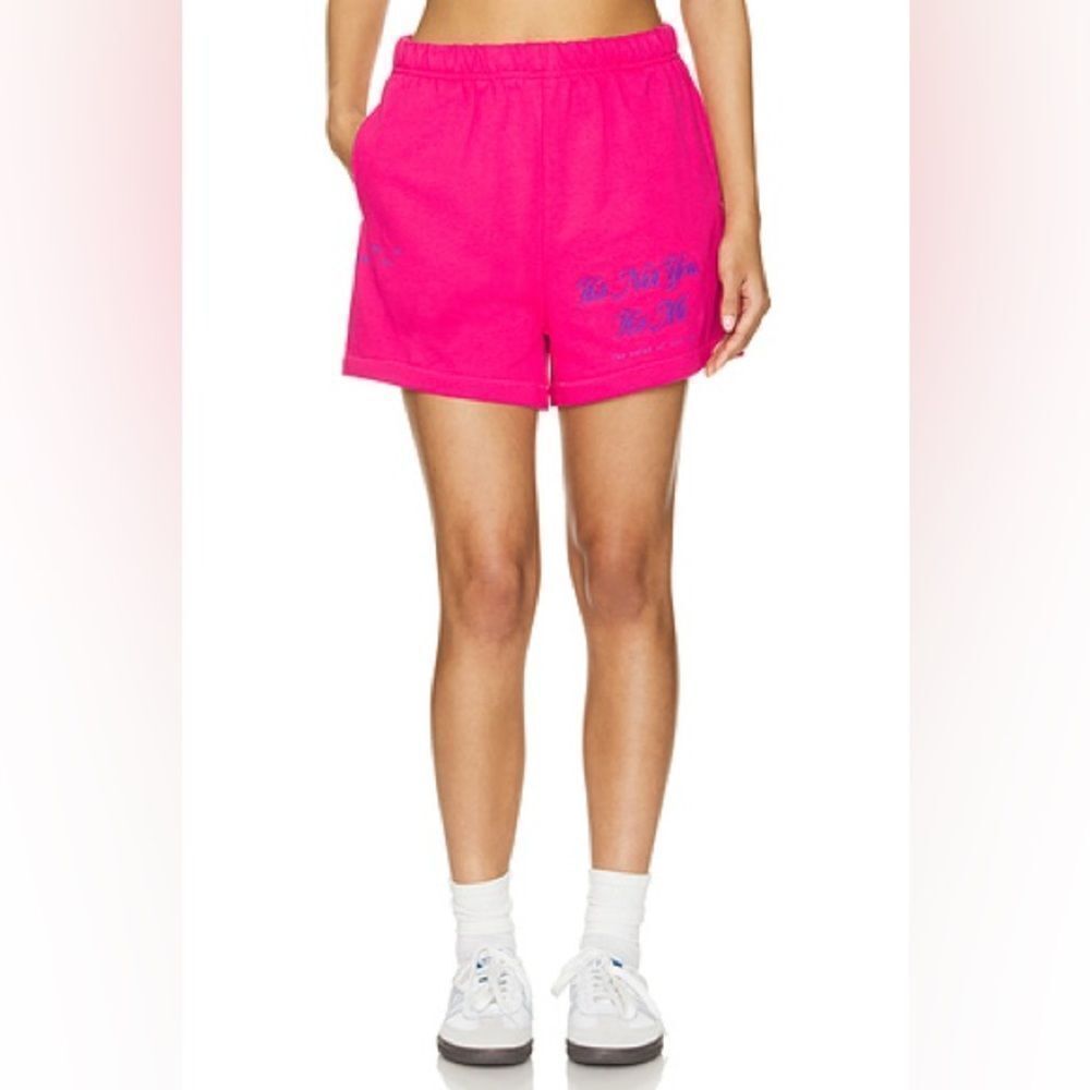 The Mayfair Group It's Not You, It's Me Sweatshort in Pink